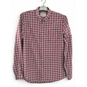 Ralph Lauren Denim & Supply Men's Shirt L Red Plaid Cotton Button Down Preppy